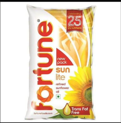 Fortune Sunlite Refined Sunflower Oil 800gm