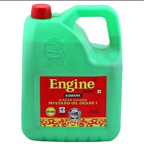 Engine Brand Kachi ghani Mustard Oil 5 L