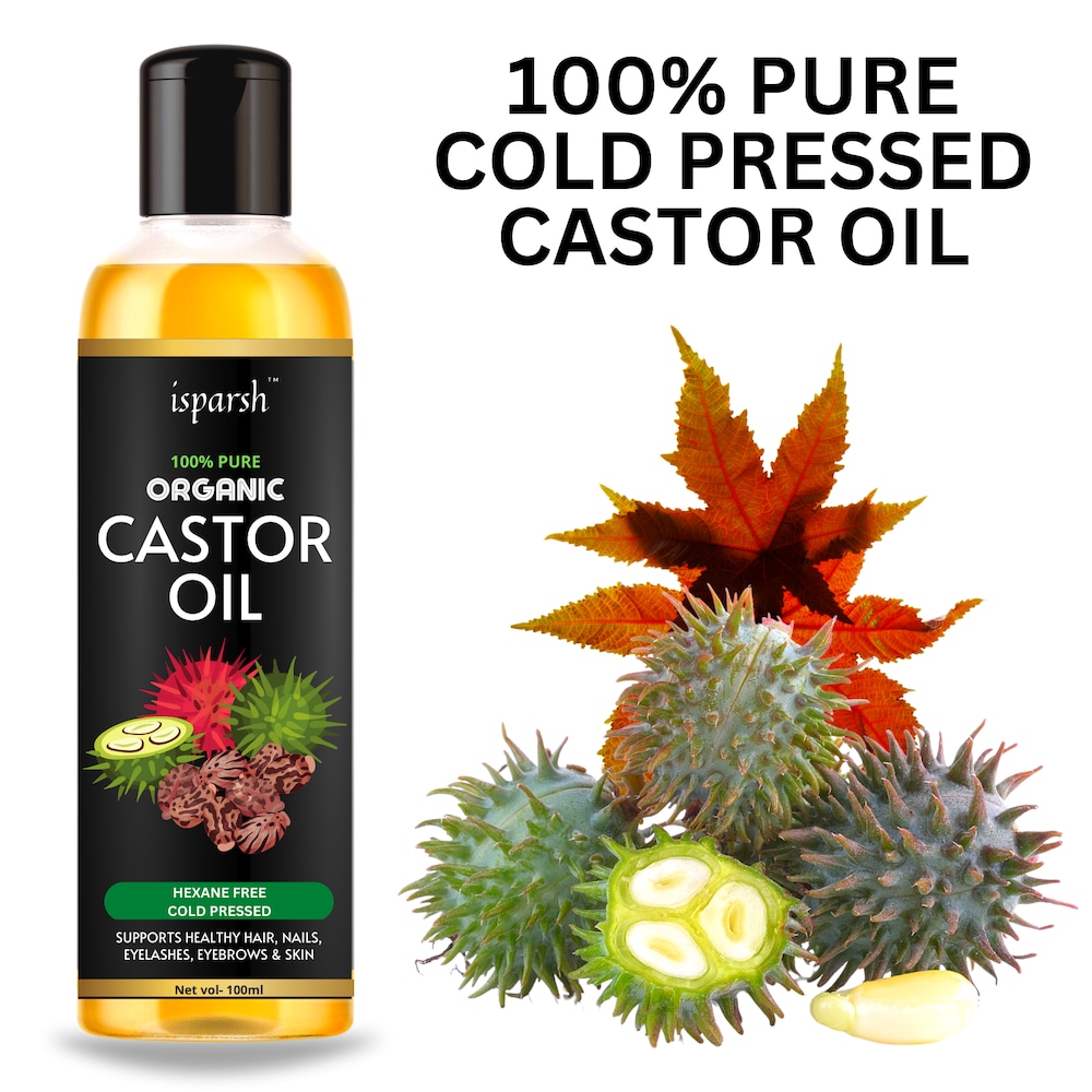 Isparsh 100% Pure Cold Pressed Castor Oil 100 ml